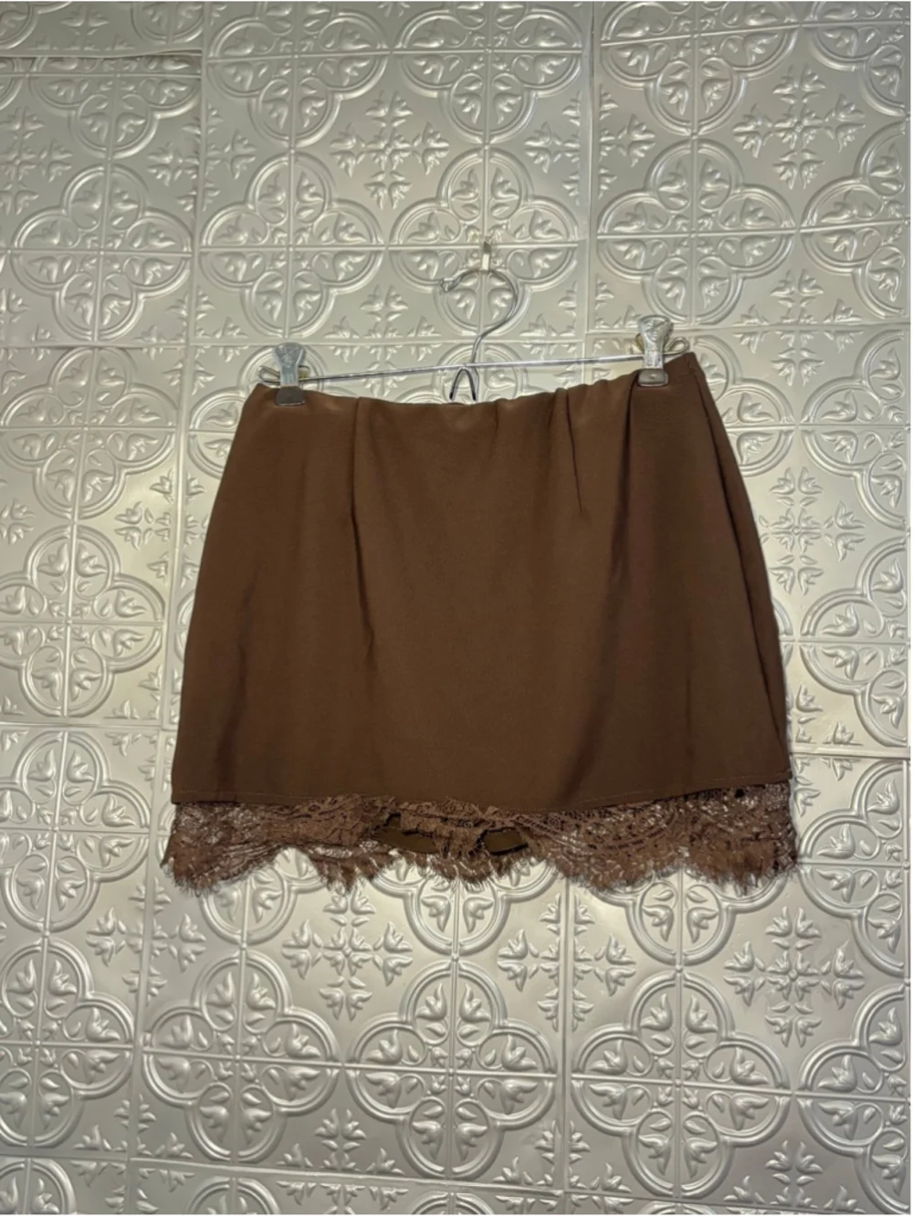 Free Haven chocolate brown Mini Skirt skort shorts
